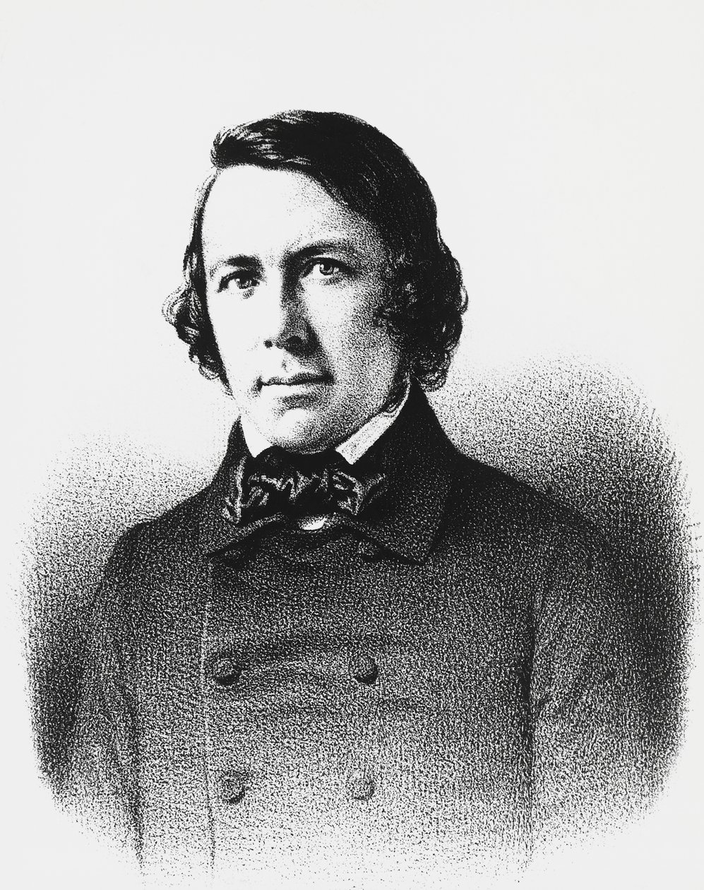 Porträt von Charles Forbes de Montalembert, französischer Politiker, Journalist und Philosoph, Gravur von Unbekannt Unbekannt