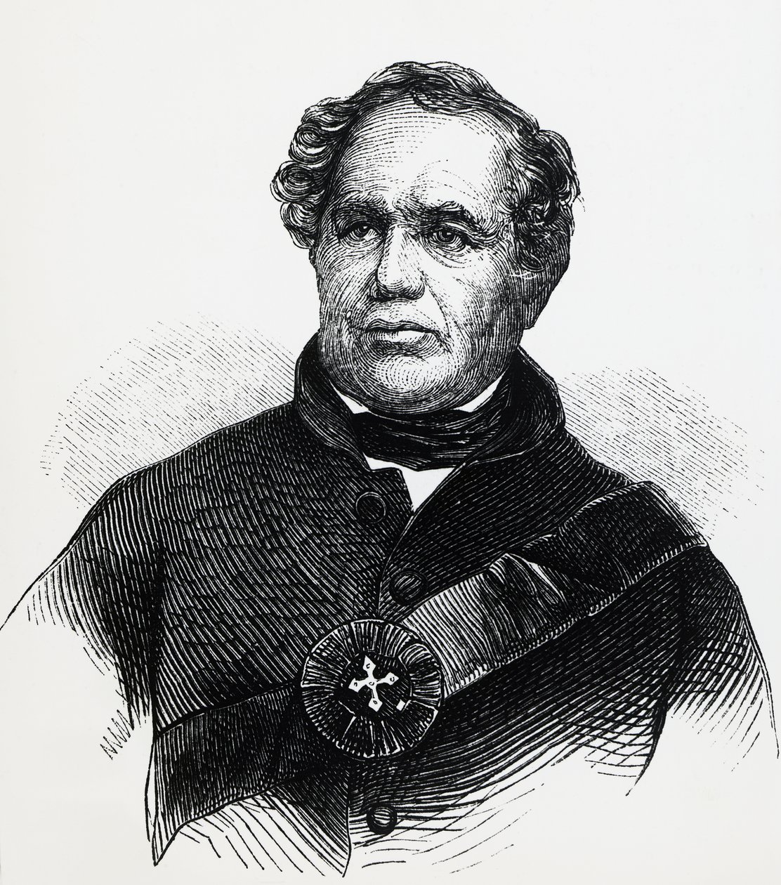 Porträt von Eleazar Williams (1788-1858), anglikanischer Pastor, der fälschlicherweise behauptete, der verlorene Dauphin von Frankreich zu sein, Gravur von Unbekannt Unbekannt
