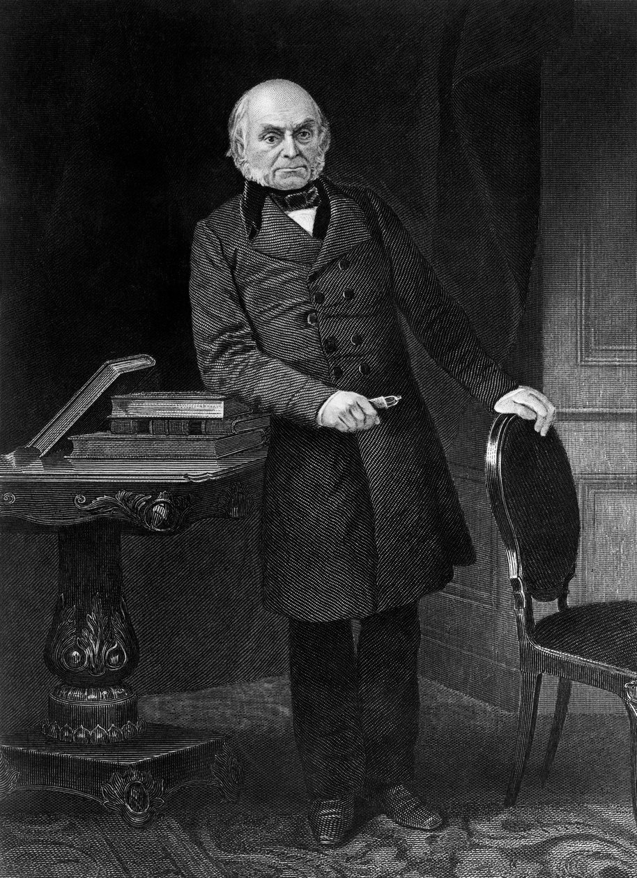 Porträt von John Quincy Adams von Unbekannt Unbekannt