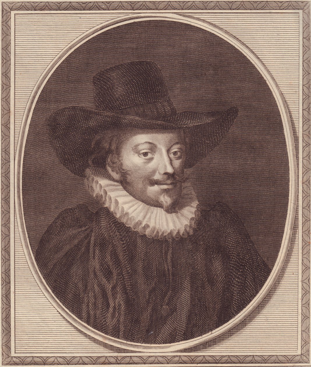 Porträt von John Williams (1582-1650), Erzbischof von York, Kupferstich von John Goldar (1729-1795) von Unbekannt Unbekannt