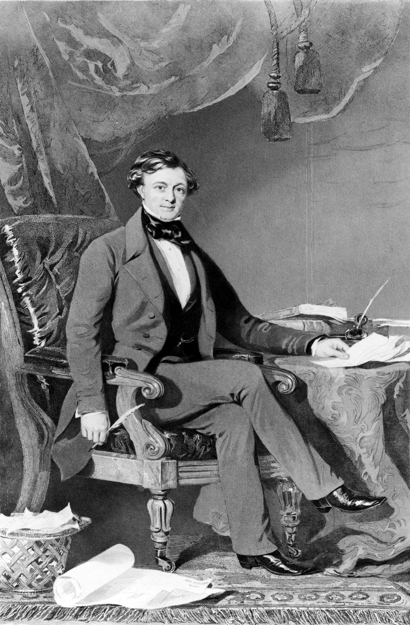 Thomas Brassey, britischer Eisenbahnbauunternehmer und Ingenieur, ca. 1830er von Unbekannt Unbekannt