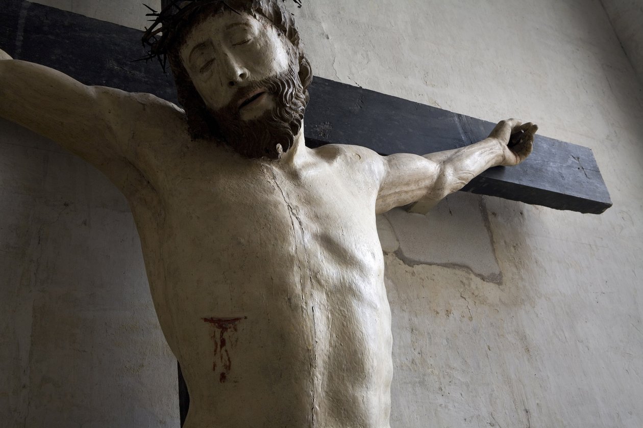 Christus am Kreuz (Detail) von Ligier Richier