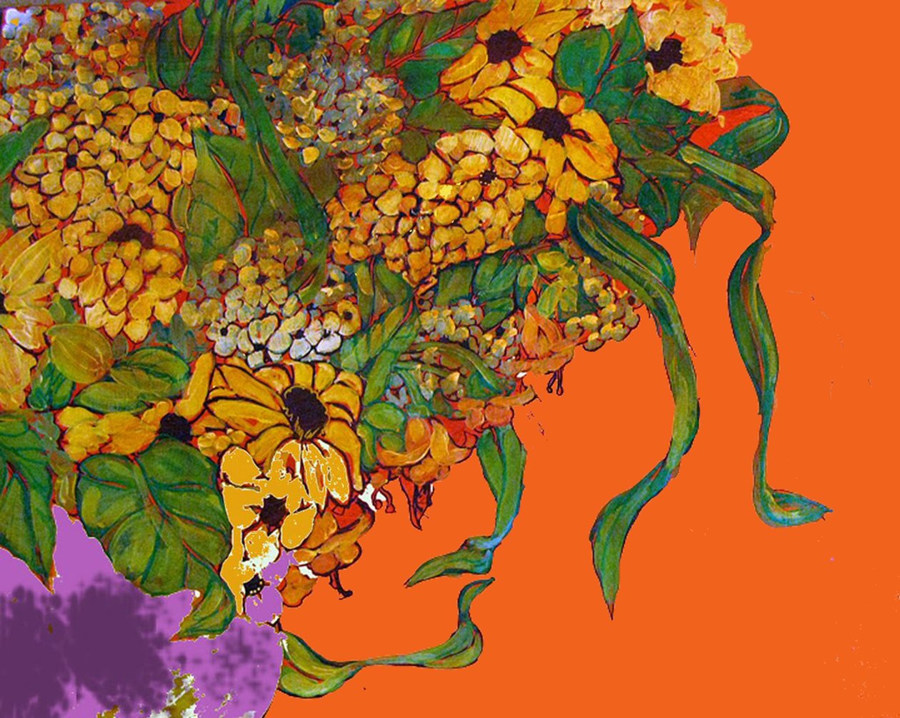Blumen in meiner Vase von linda arthurs