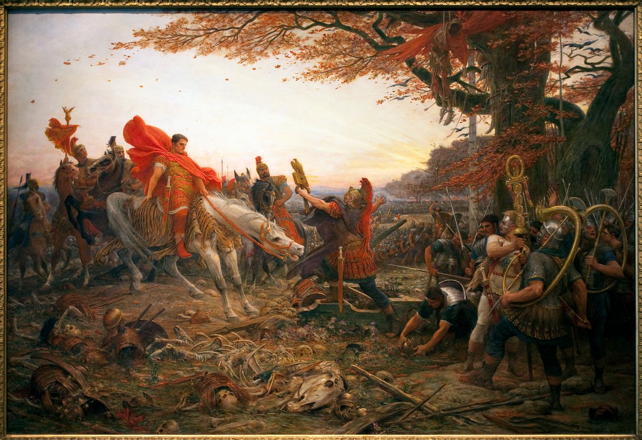 Germanicus nach der Katastrophe von Varus von Lionel Noel Royer