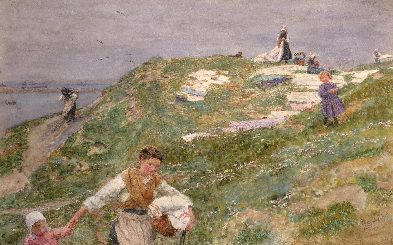 Leinenbleiche - Le Portel, vor 1896 von Lionel Percy Smythe