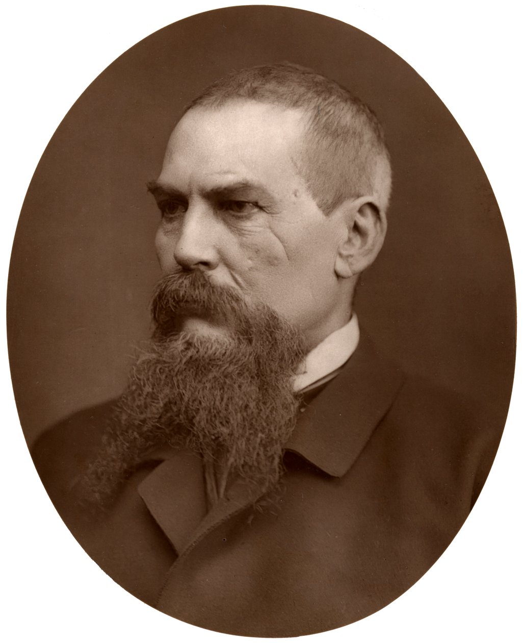 Kapitän Richard Burton, britischer Entdecker, Schriftsteller, Soldat und Diplomat, 1876 von Lock and Whitfield