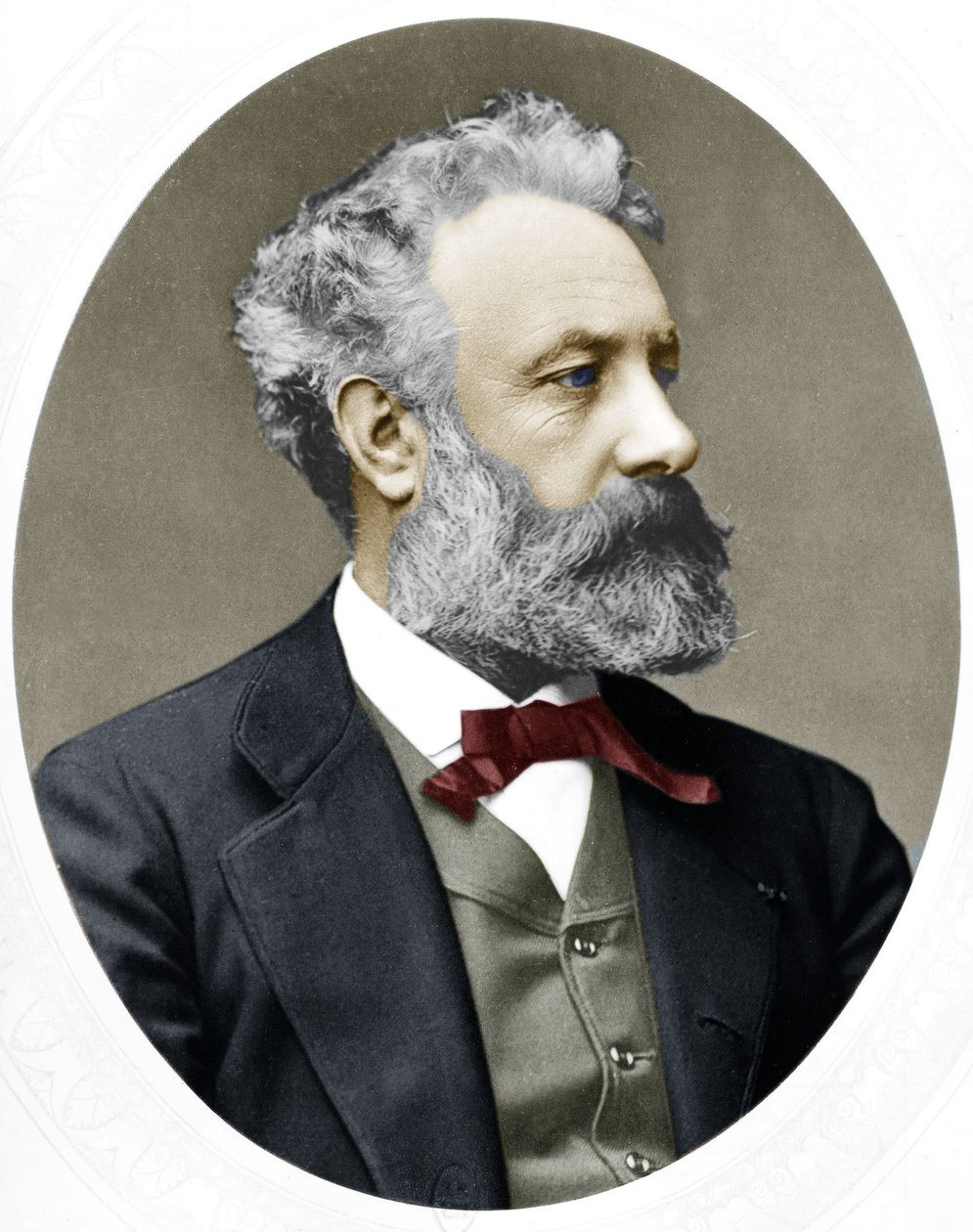 Jules Verne (1828-1905) französischer Schriftsteller, hier im Jahr 1877 von Lock and Whitfield