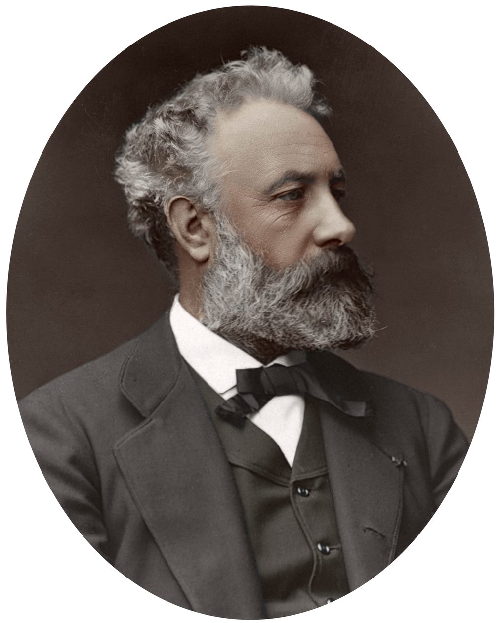 Jules Verne, französischer Schriftsteller, 1877 von Lock and Whitfield