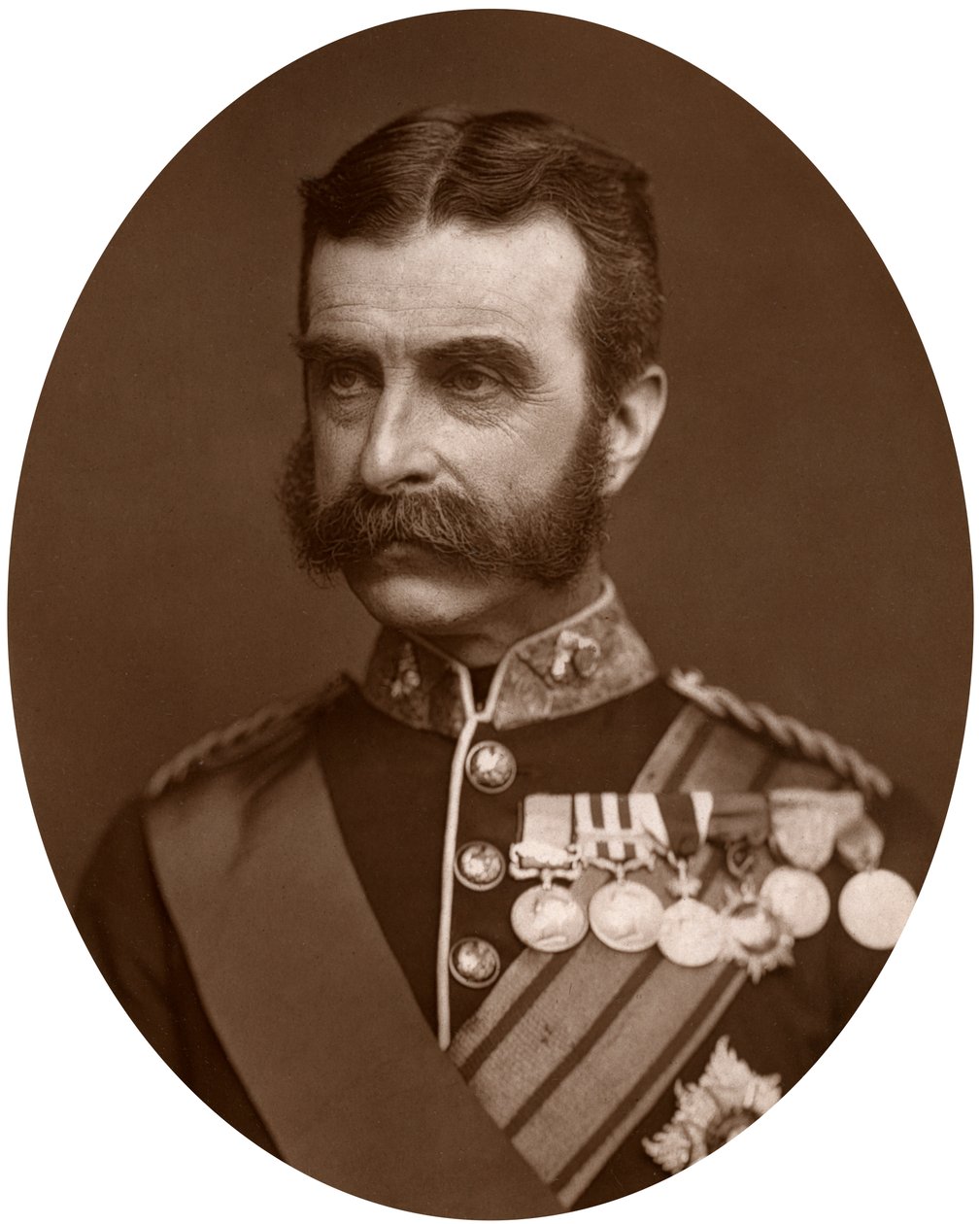 Generalmajor Lord Chelmsford, britischer Soldat, 1882 von Lock and Whitfield
