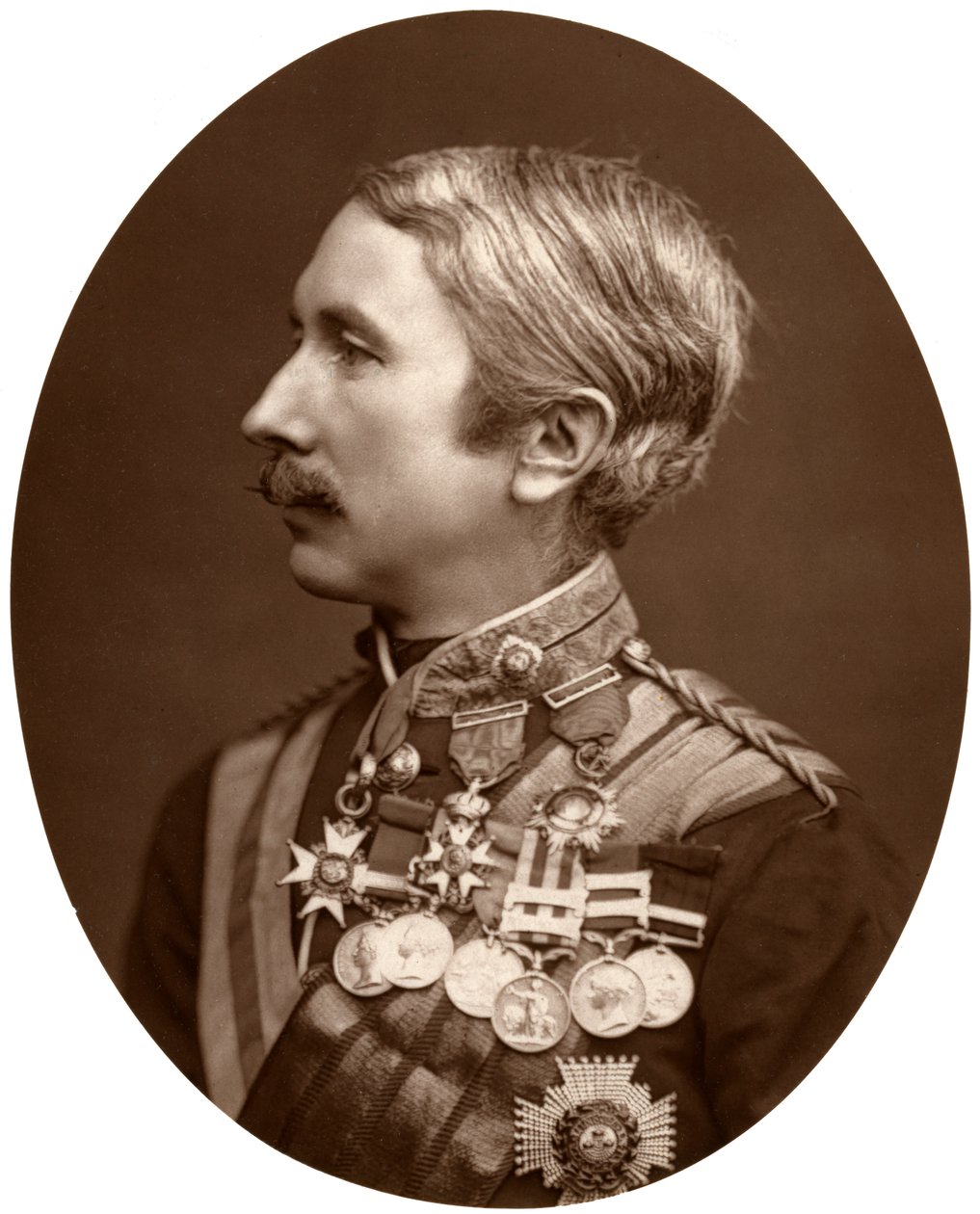 Generalmajor Sir Garnet Wolseley, KCB, britischer Soldat, 1876 von Lock and Whitfield