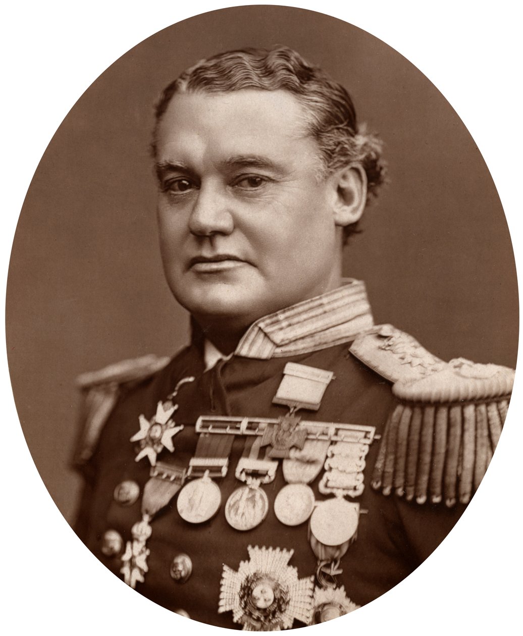 Vizeadmiral Sir William Nathan Wright Hewett, 1882 von Lock and Whitfield