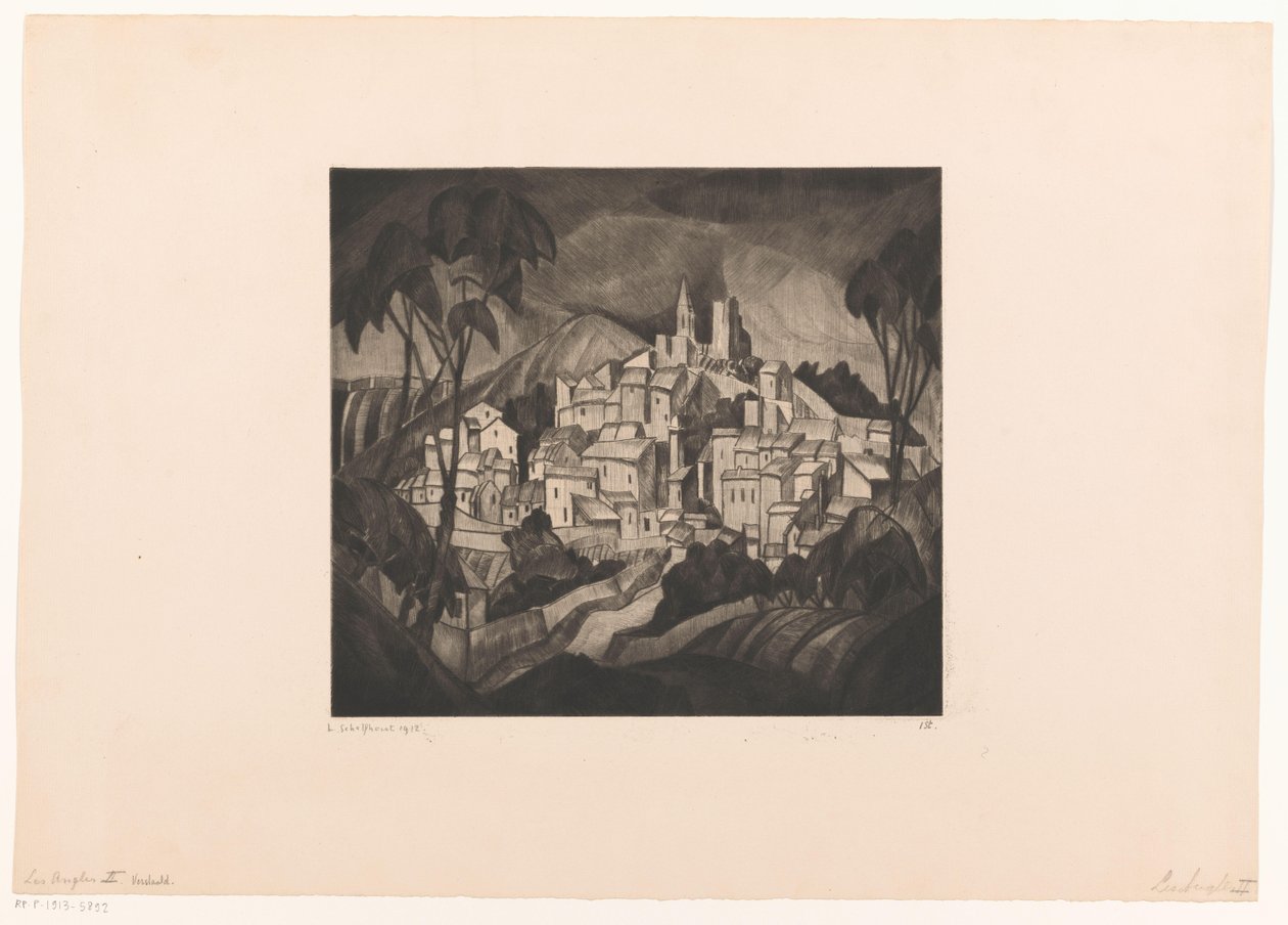 Les Angles II von Lodewijk Schelfhout (signed by artist)