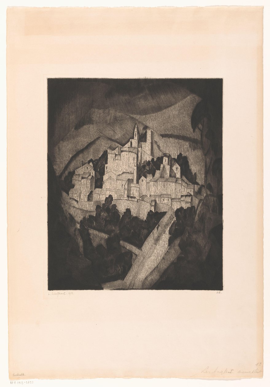 Les Angles I von Lodewijk Schelfhout (signed by artist)