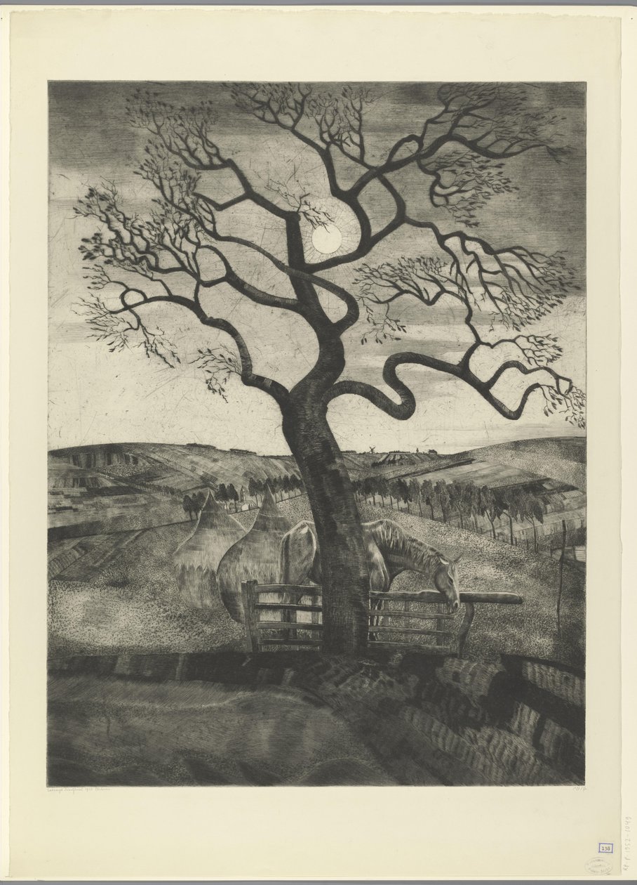 Pferd auf einer Weide bei Etikhove von Lodewijk Schelfhout (signed by artist)
