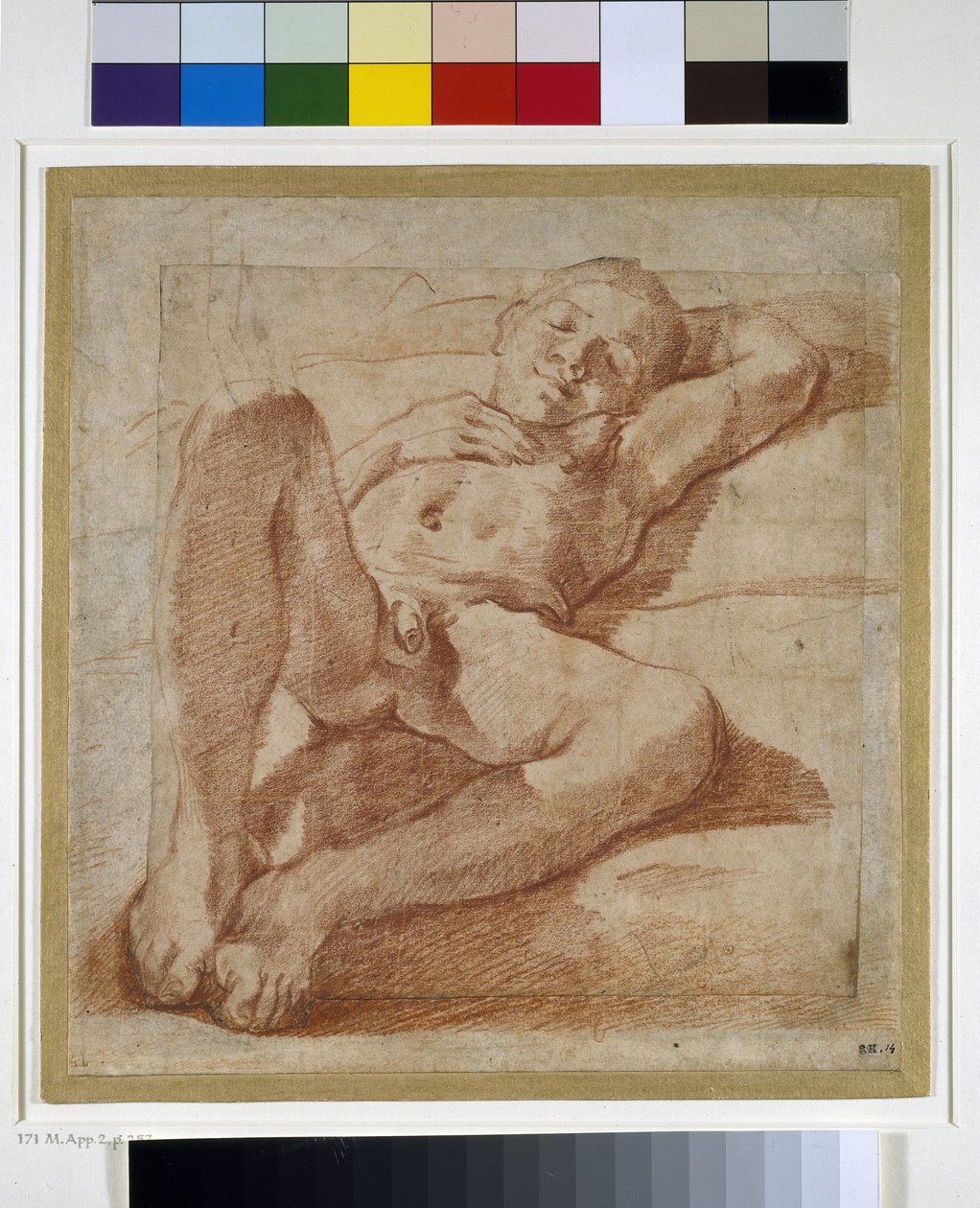 Studie eines nackten Jungen von Lodovico Carracci