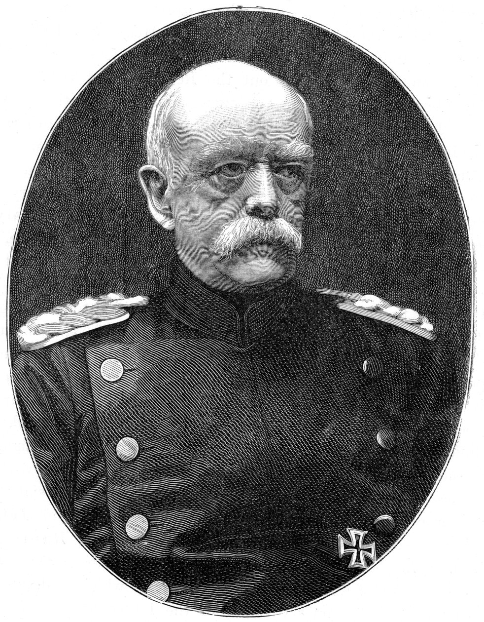 Otto von Bismarck, deutscher Staatsmann des 19. Jahrhunderts, 1900 von Adolf Charlemagne