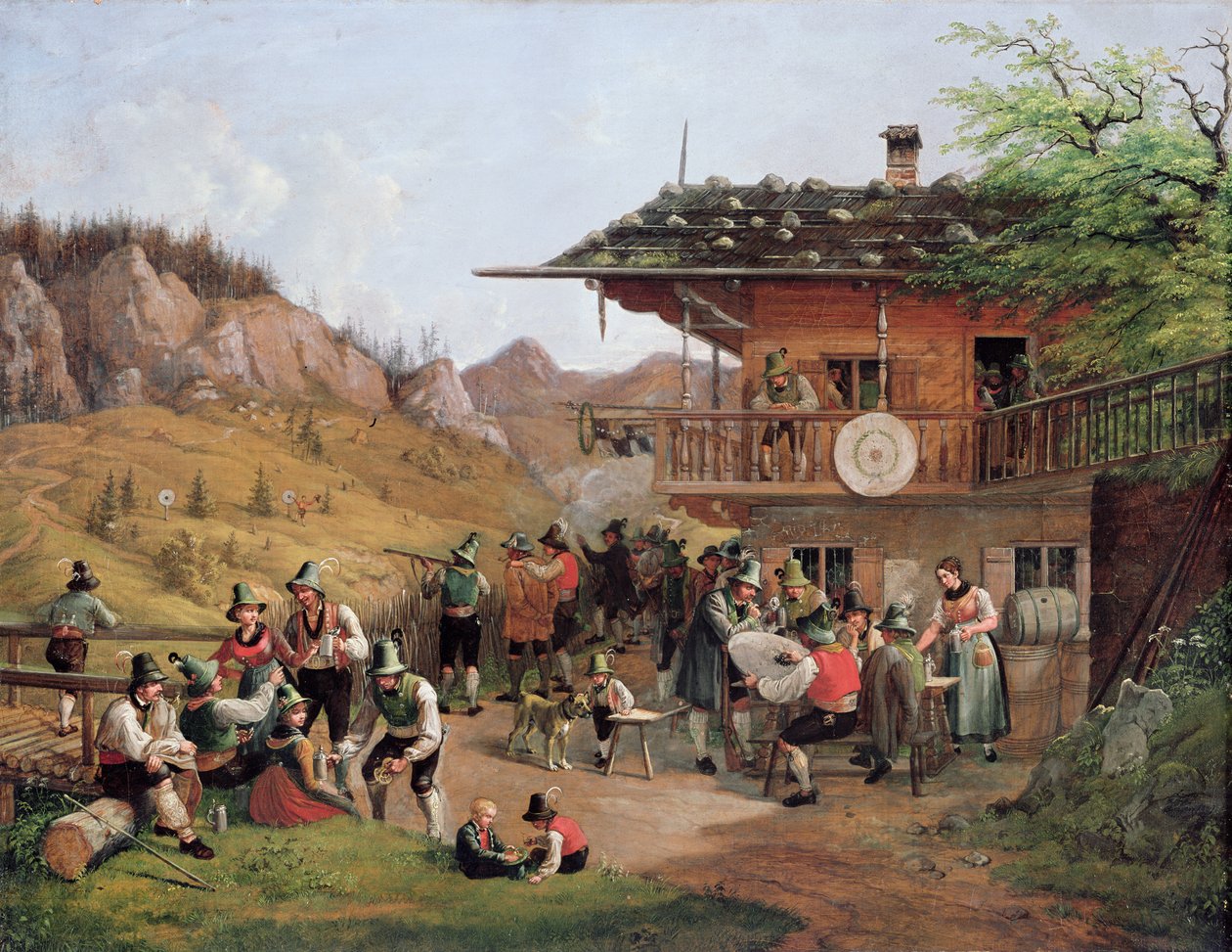 Zielübungen in Fischbachau am Schliersee von Lorenzo I Quaglio