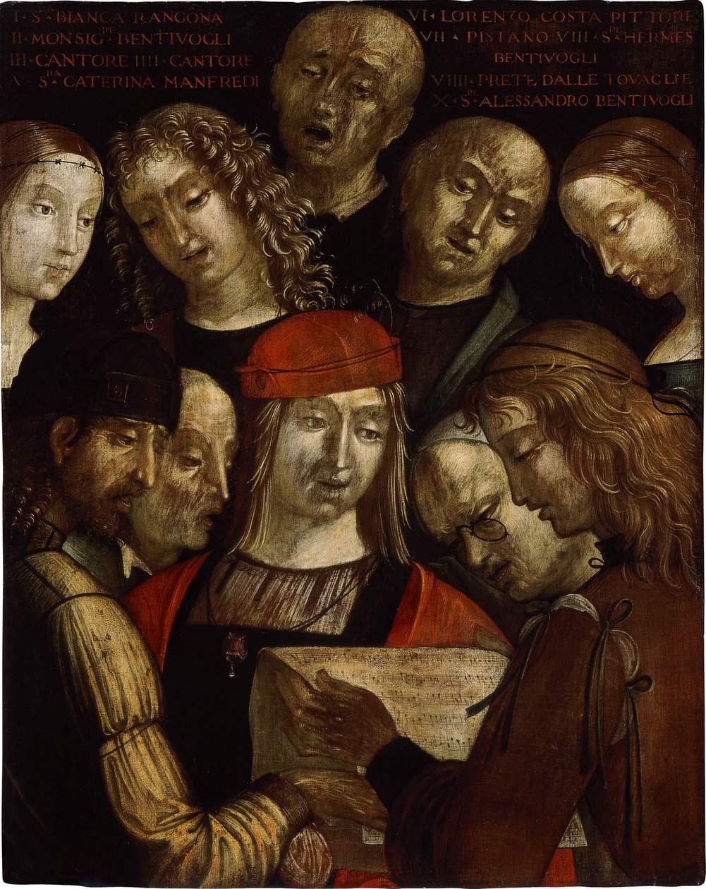 Die Familie Bentivoglio von Lorenzo Costa