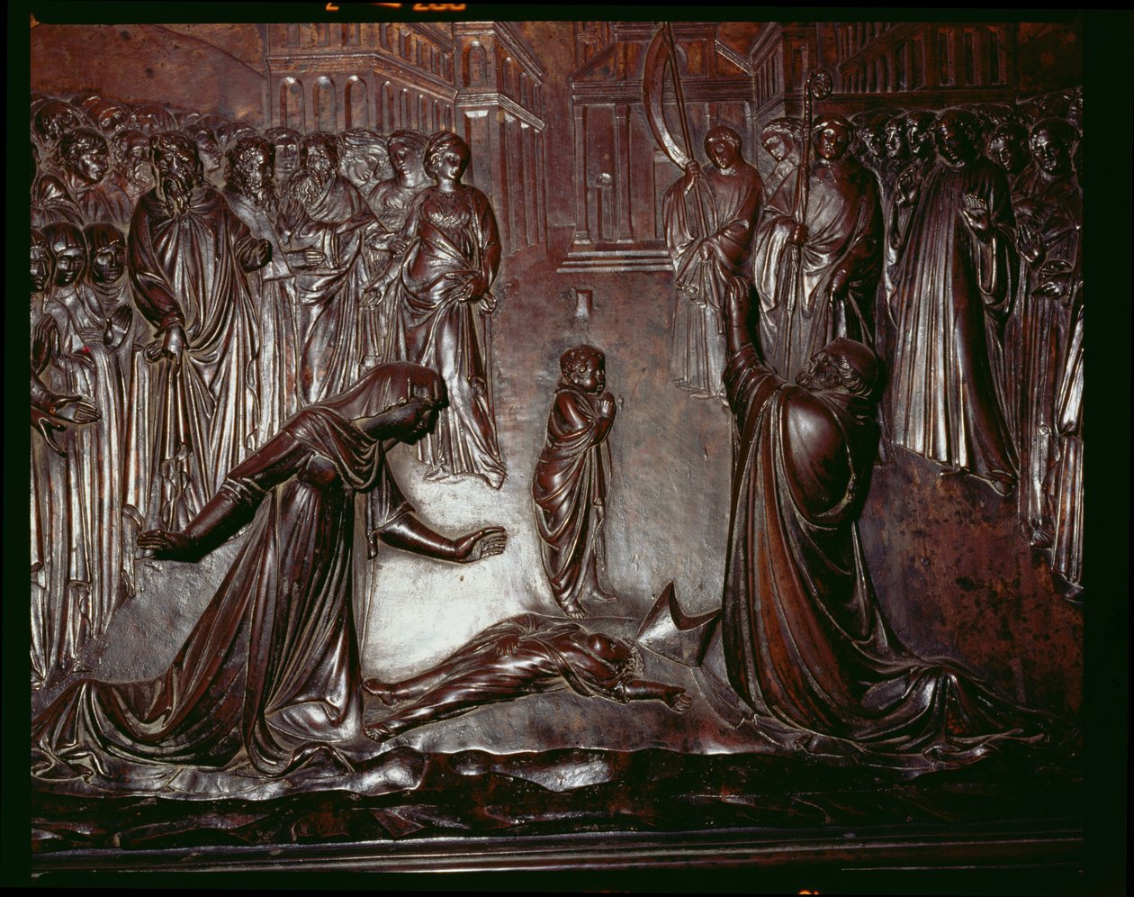 Der Schrein des Hl. Zenobius (Detail) von Lorenzo Ghiberti