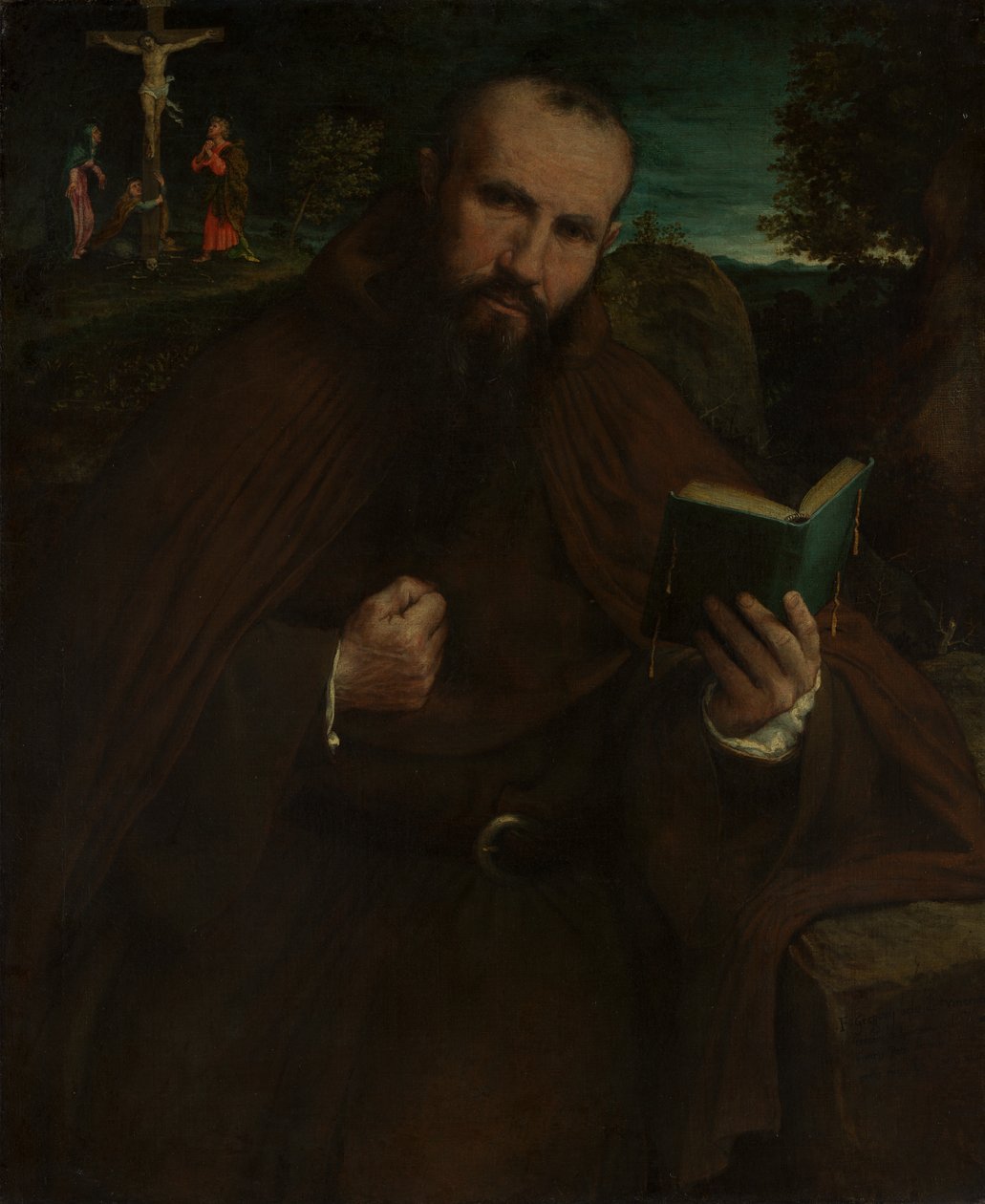 Bruder Gregorio Belo von Vicenza von Lorenzo Lotto