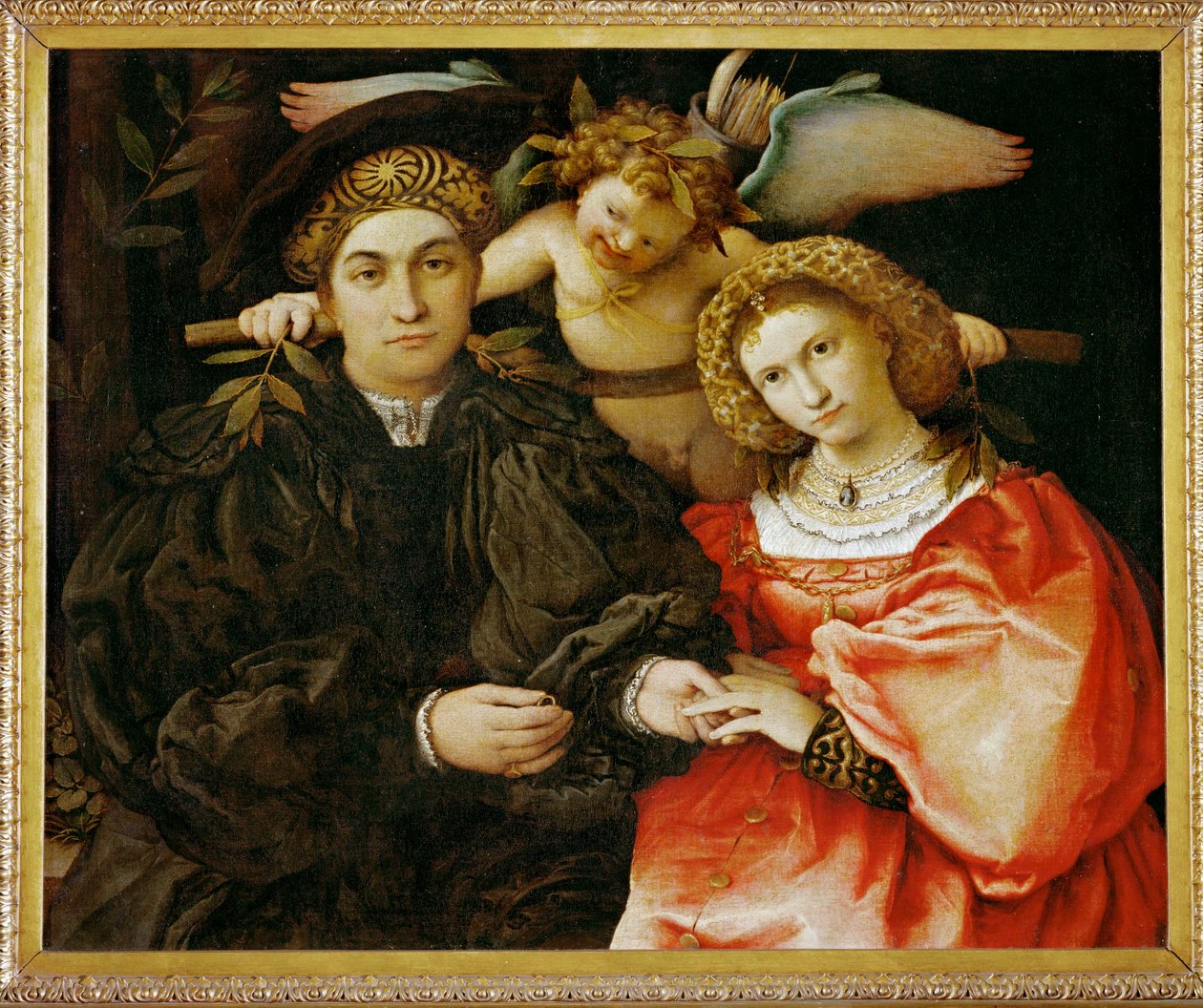 Meister Marsilio und seine Frau von Lorenzo Lotto