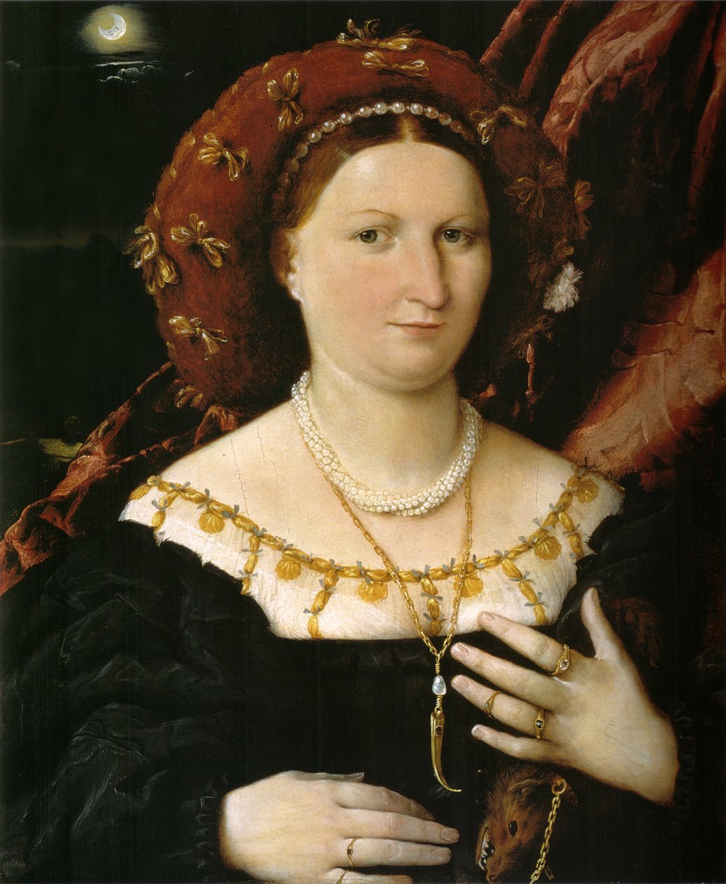 Porträt von Lucina Brembati von Lorenzo Lotto