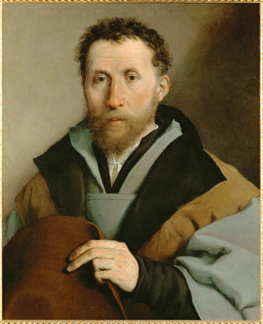 Porträt eines Mannes mit Filzhut von Lorenzo Lotto