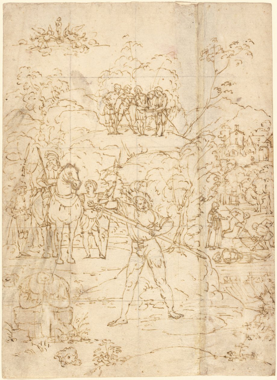 Das Martyrium des heiligen Alexander von Bergamo von Lorenzo Lotto