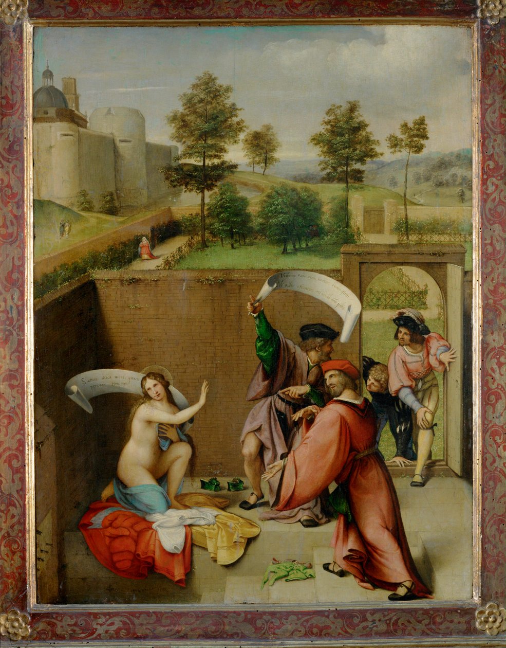 Die Keuschheit der Susanna von Lorenzo Lotto