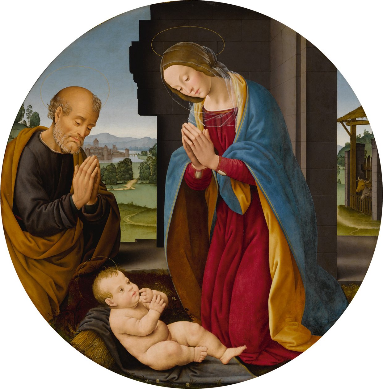 Anbetung des Christkindes von Lorenzo di Credi