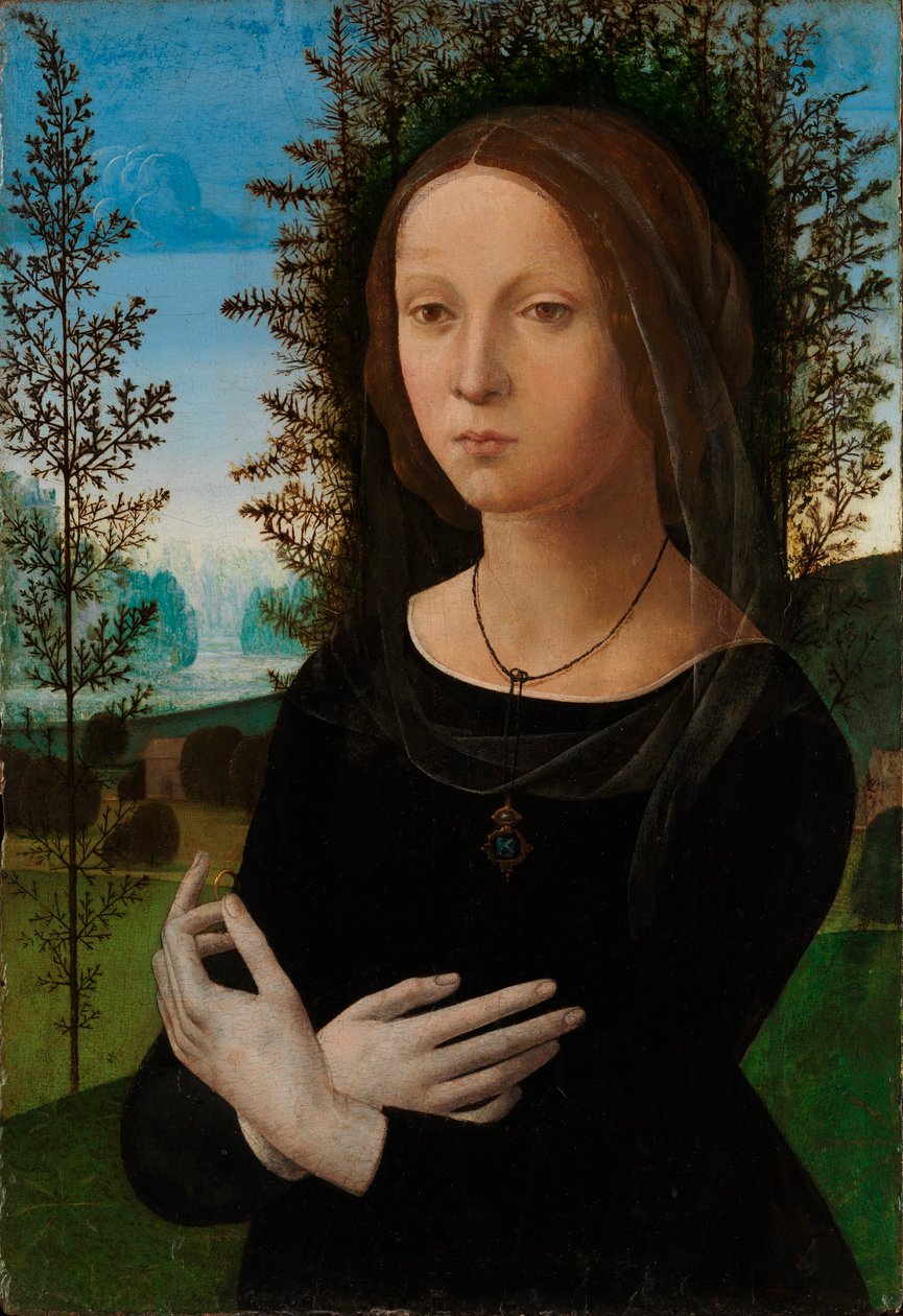 Porträt einer jungen Frau von Lorenzo di Credi