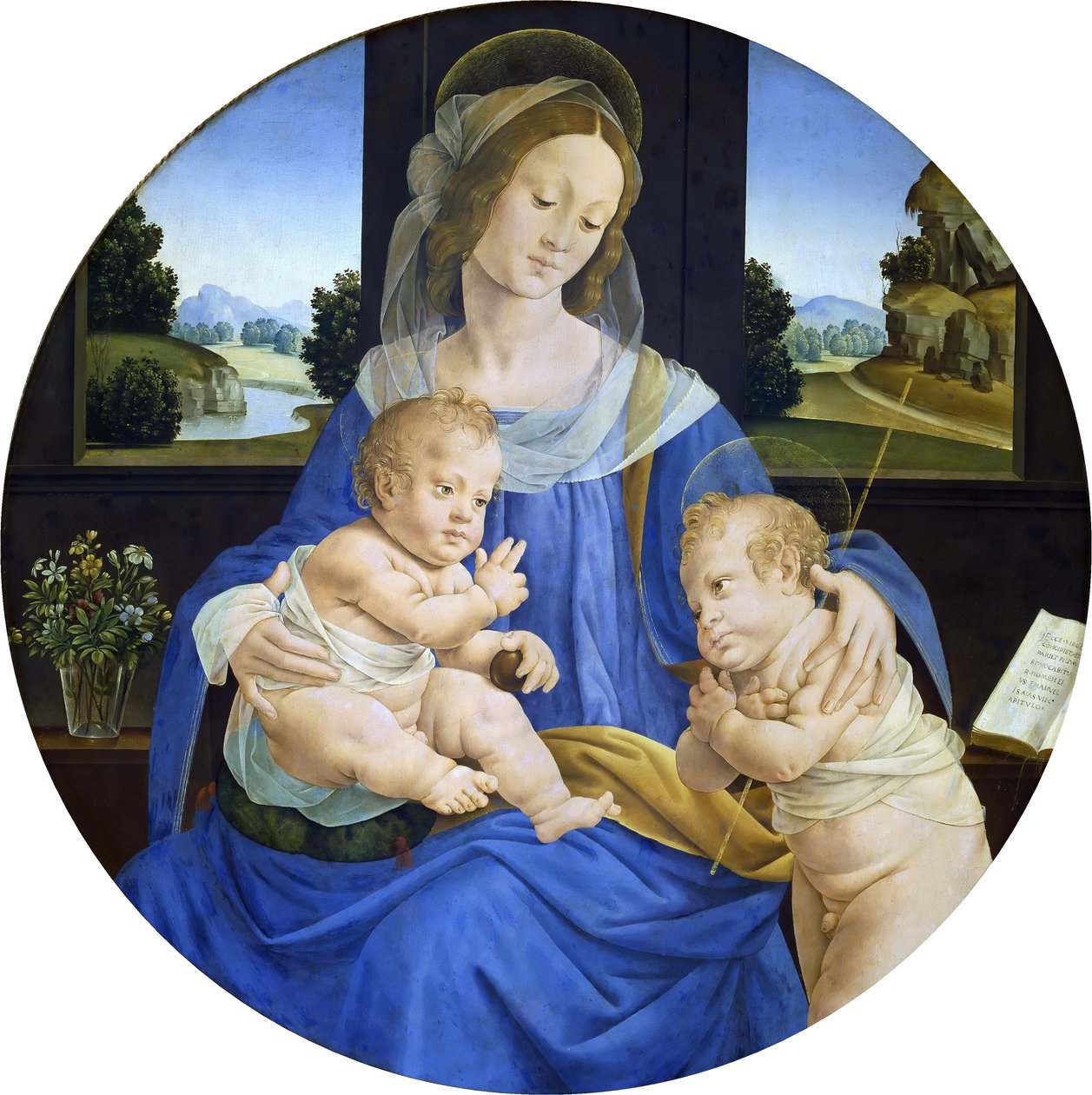 Madonna und Kind mit dem Johannesknaben von Lorenzo di Credi