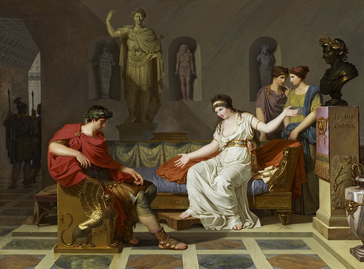Kleopatra und Octavian von Louis Gauffier: Kunstdruck kaufen