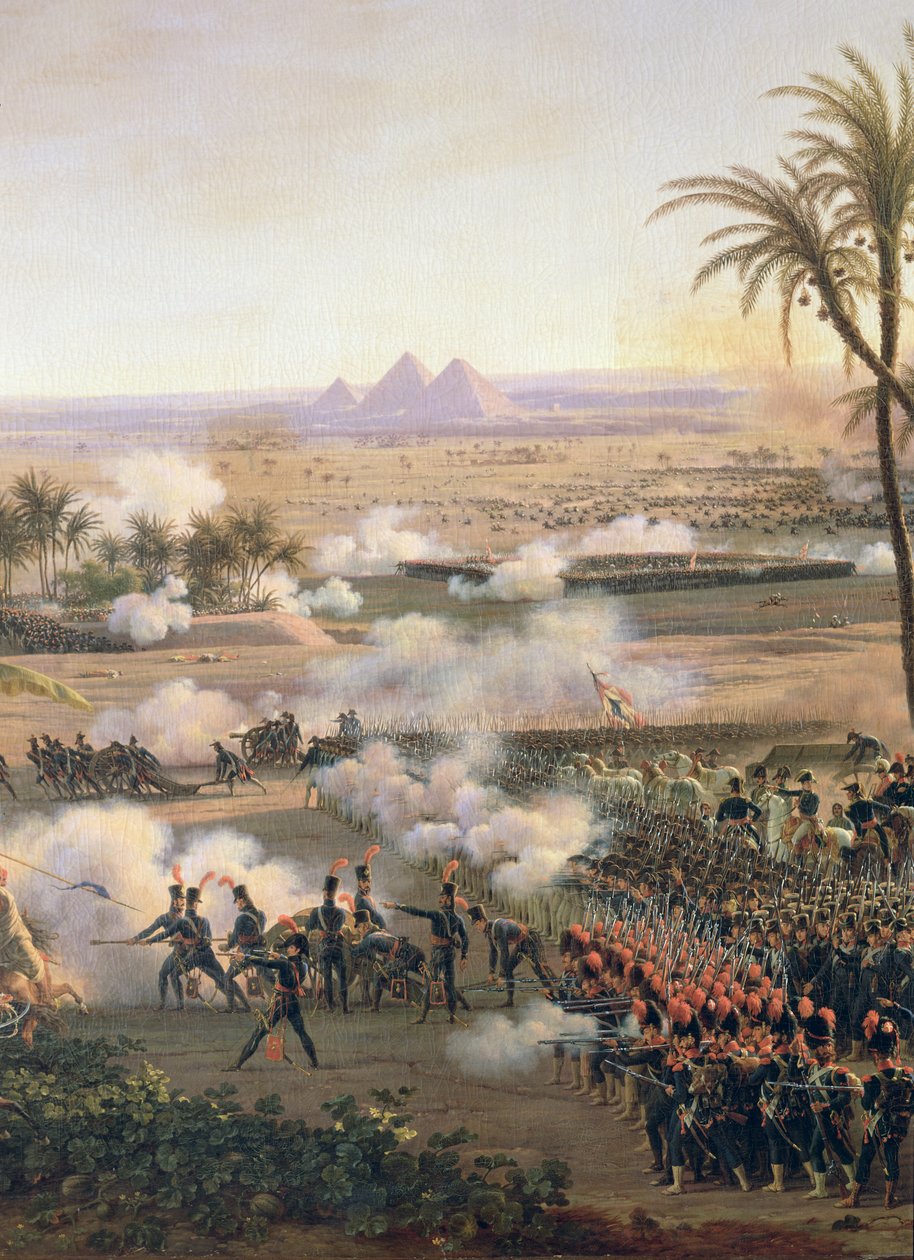 Schlacht bei den Pyramiden, 21. Juli 1798, 1806 (Detail) von Louis Lejeune