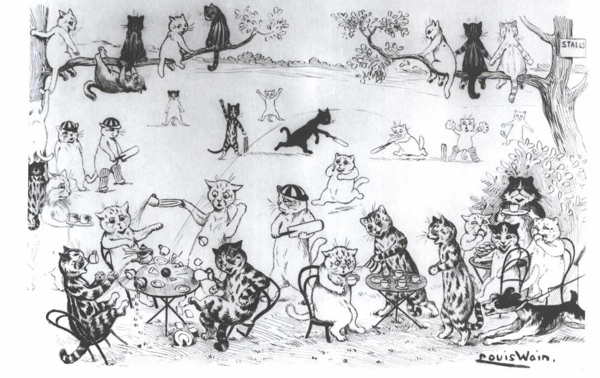 Katzenklub von Louis Wain