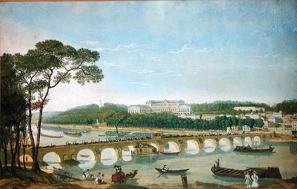 Besuch des Königs und der Königin von Neapel im Schloss Saint-Cloud, Mai 1830 von Louis Ducis