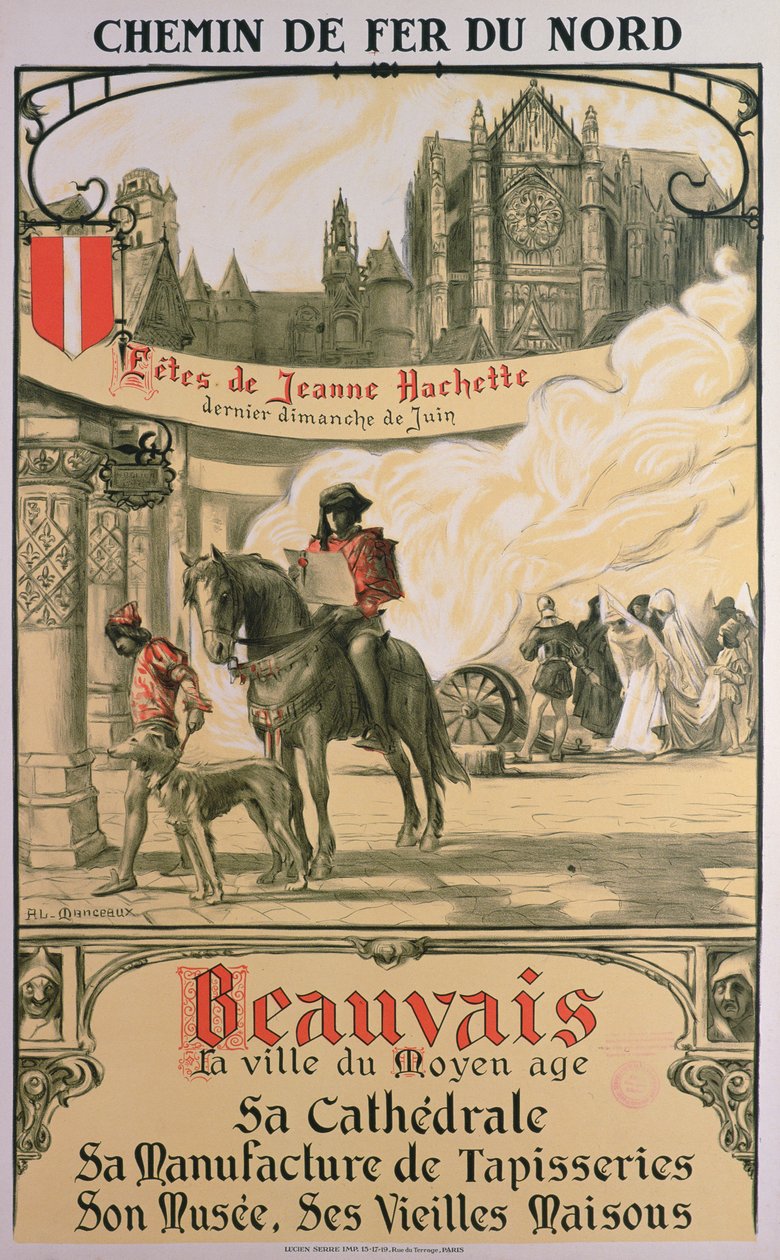 Beauvais - Die Stadt des Mittelalters von Louis Antoine Manceaux