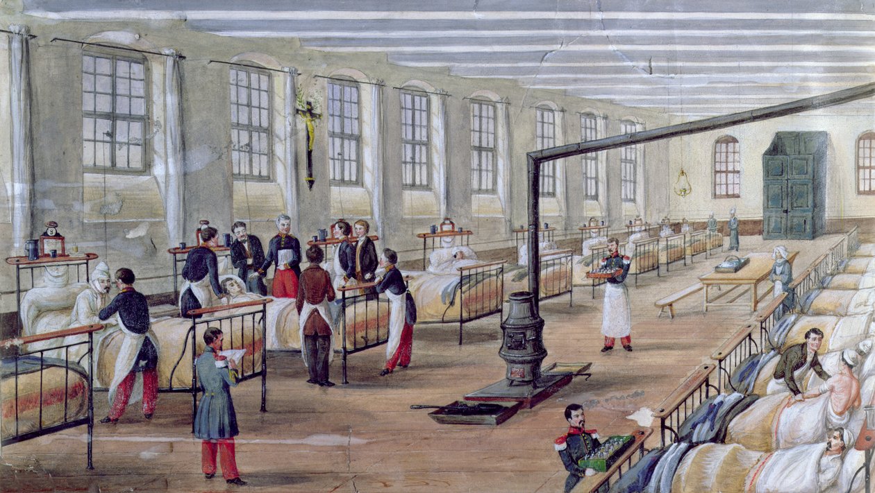 Militärkrankenhaus Val-de-Grâce in Paris, 1854 von Louis Amable Crapelet