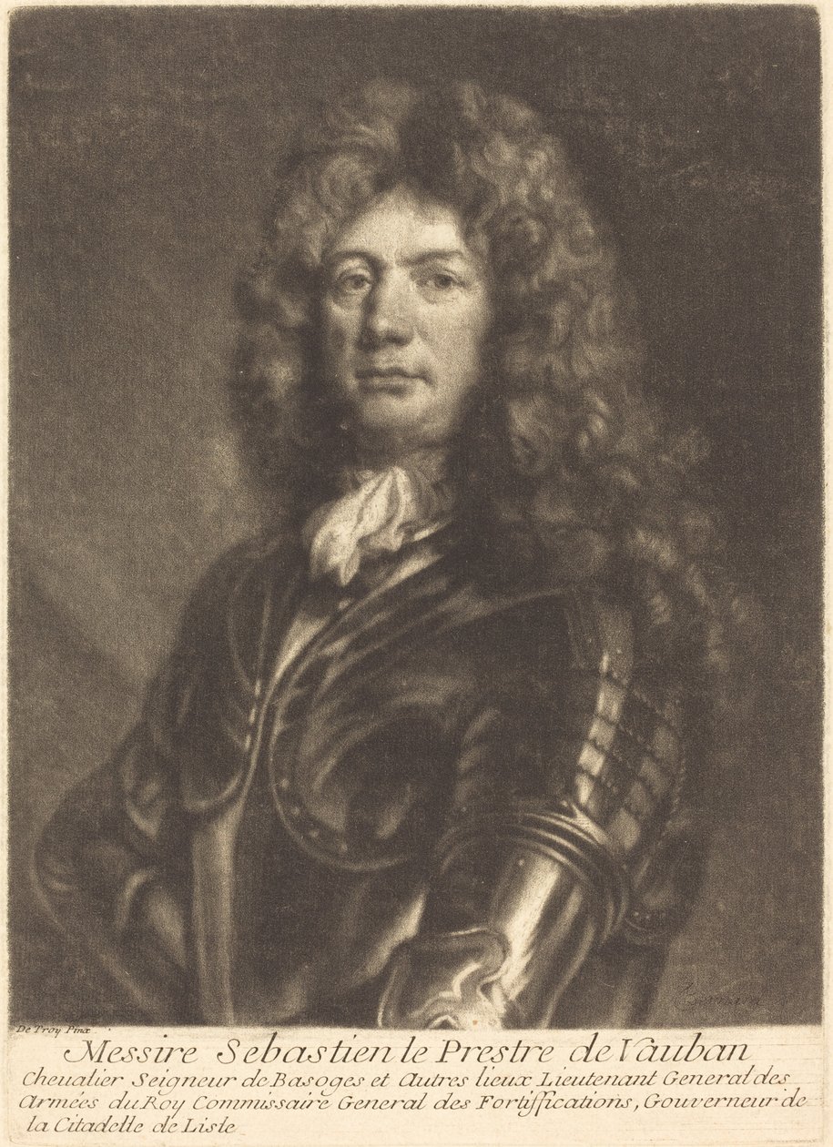 Porträt von M. Sebastien Le Prestre de Vauban von Louis Bernard after François de Troy