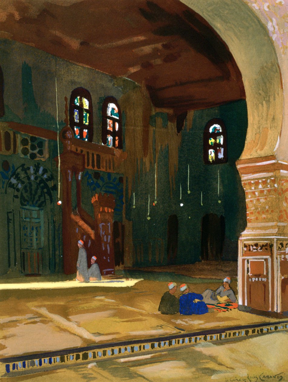 Die Moschee von Sultan al-Ghuri, Kairo, Ägypten, 1928 von Louis Cabanes