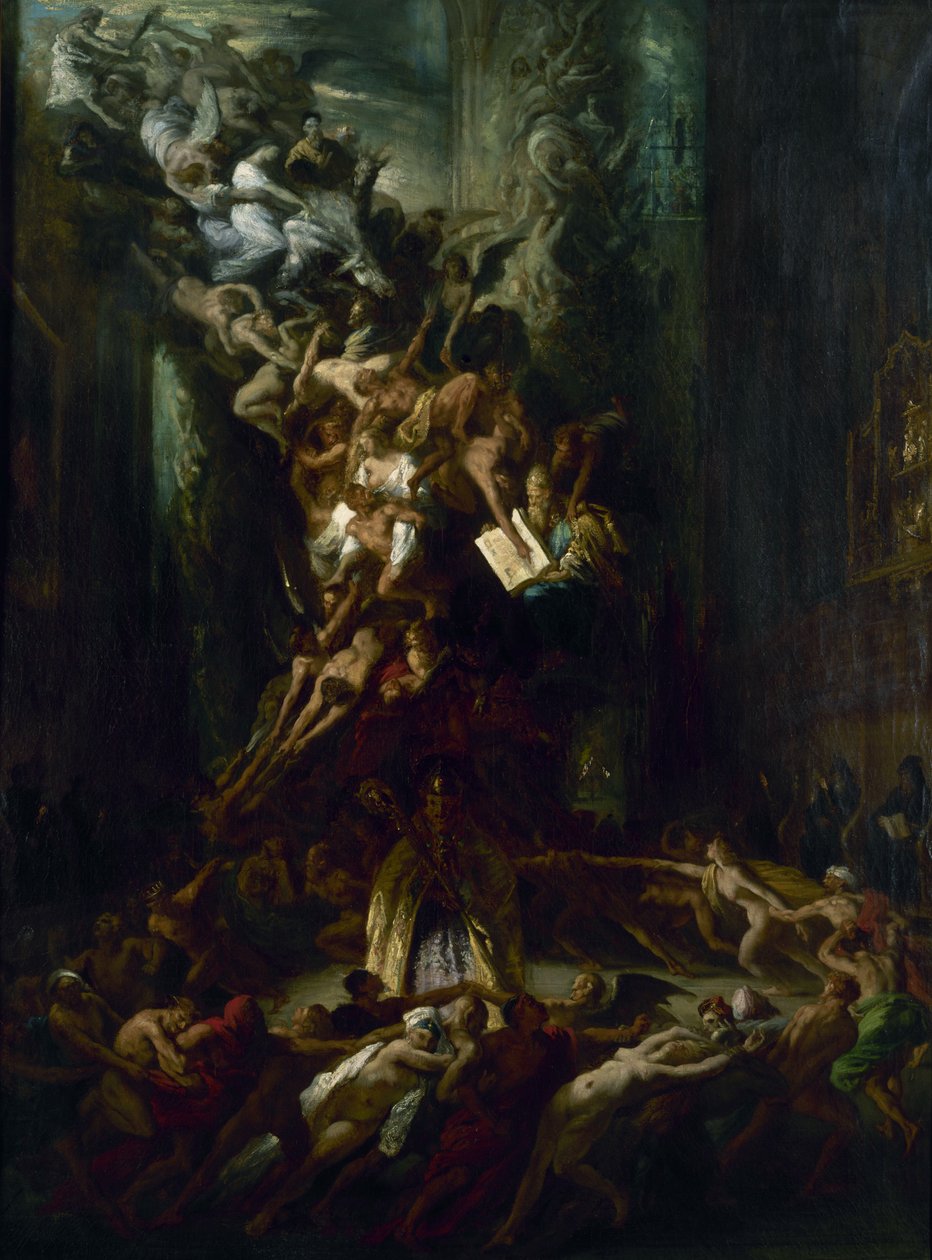 Der Sabbatkreis, ca. 1861 von Louis Candide Boulanger