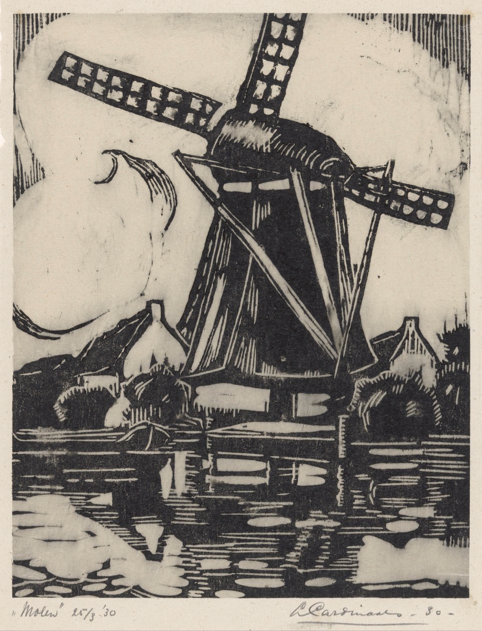 Mühle von Louis Cardinaals (signed by artist)