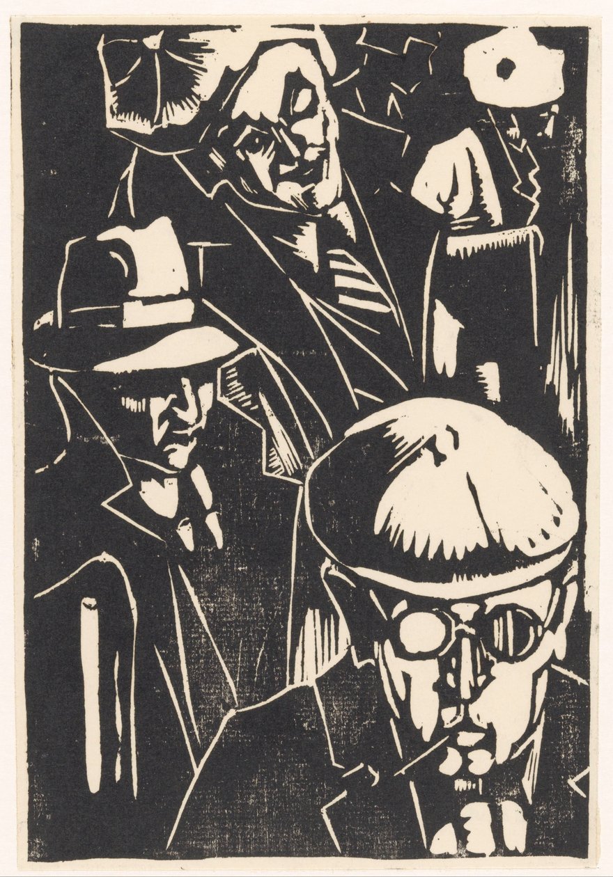 Vorbeigehende von Louis Cardinaals (signed by artist)