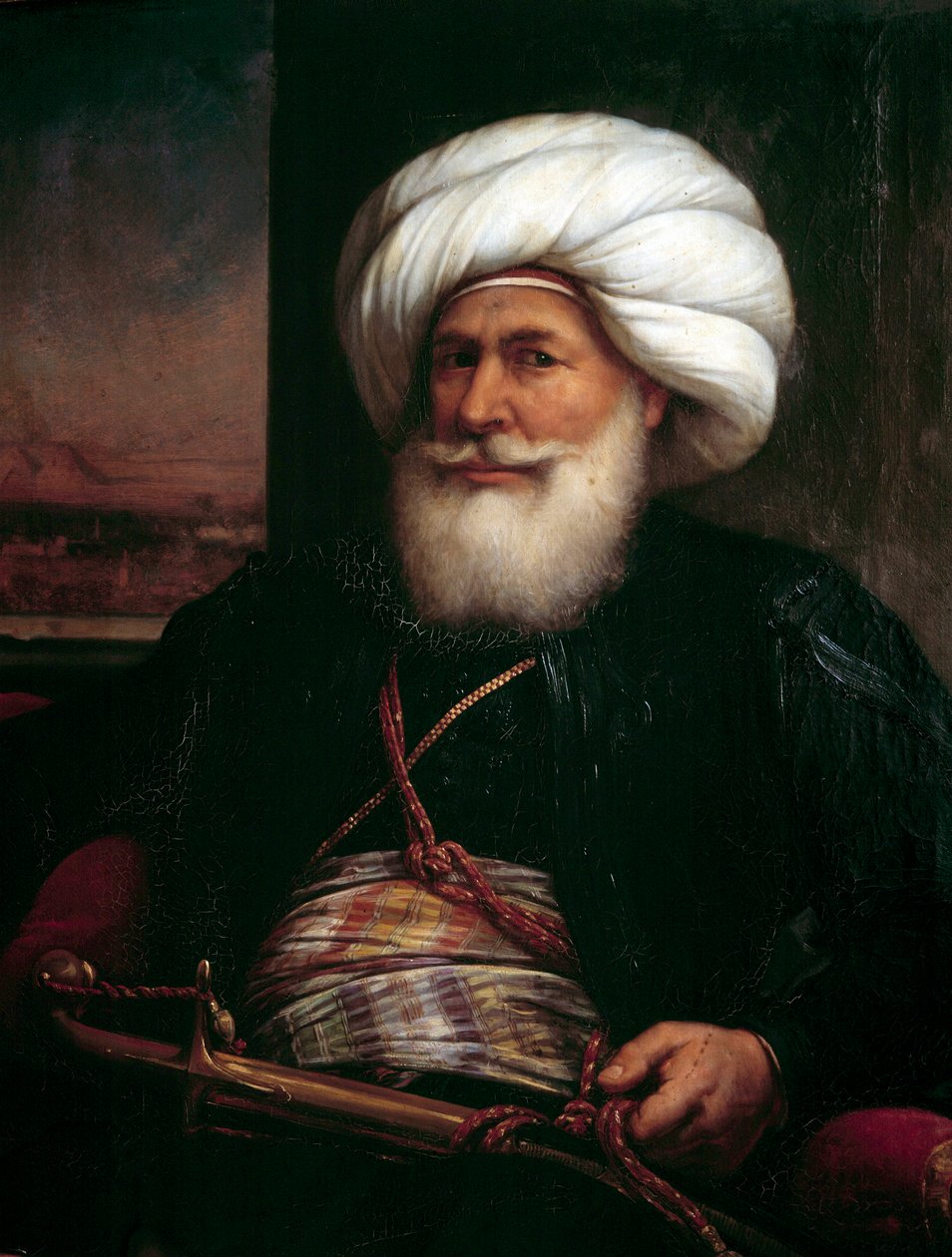 Porträt von Muhammad Ali Pascha von Louis Charles Auguste Couder