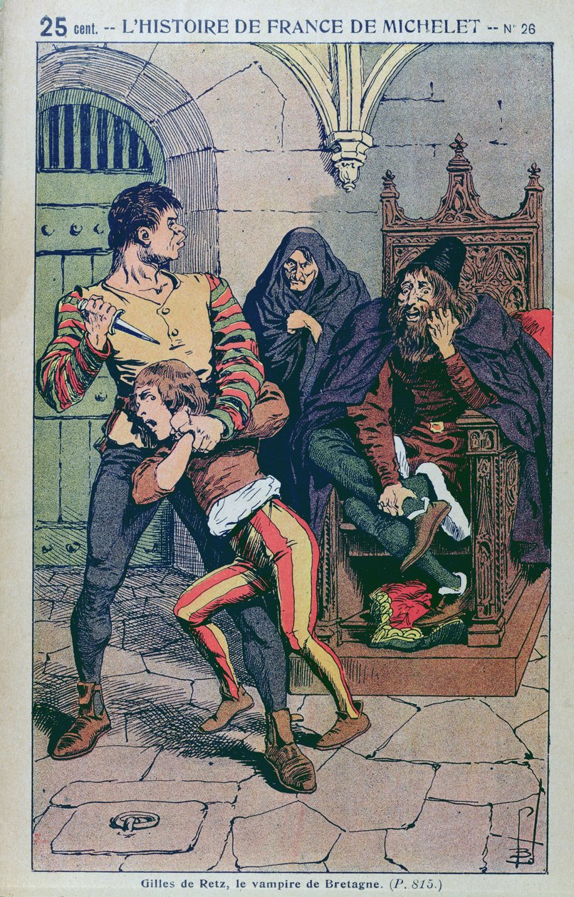 Gilles de Laval (1404-40) Herr von Rais, in 