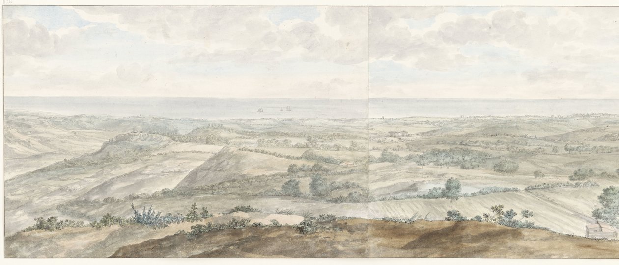 Panorama vom Collis Minervalis von Louis Ducros