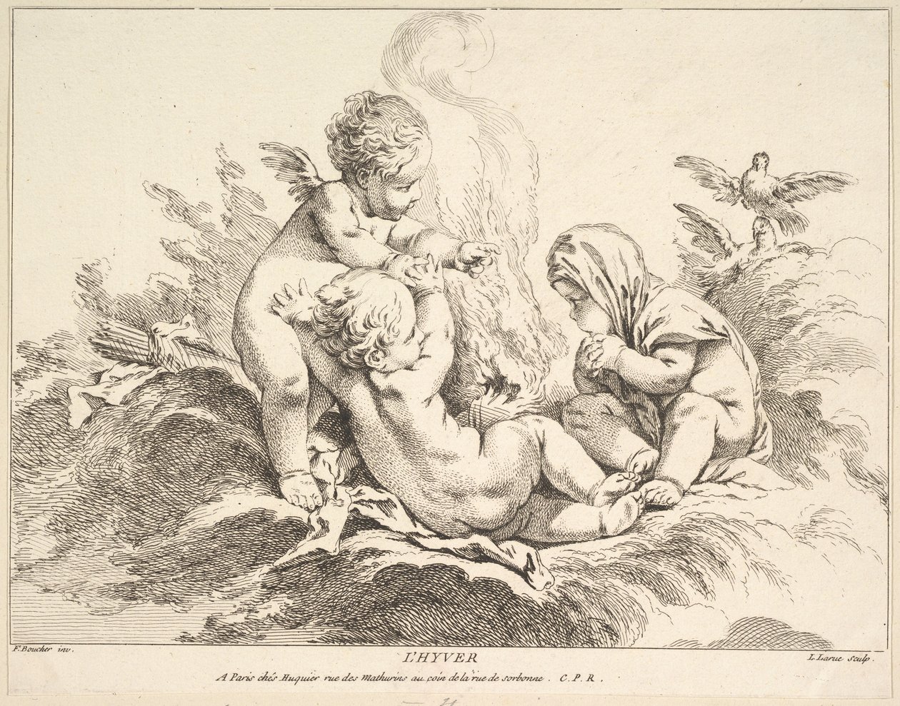 Winter von Louis Felix de la Rue