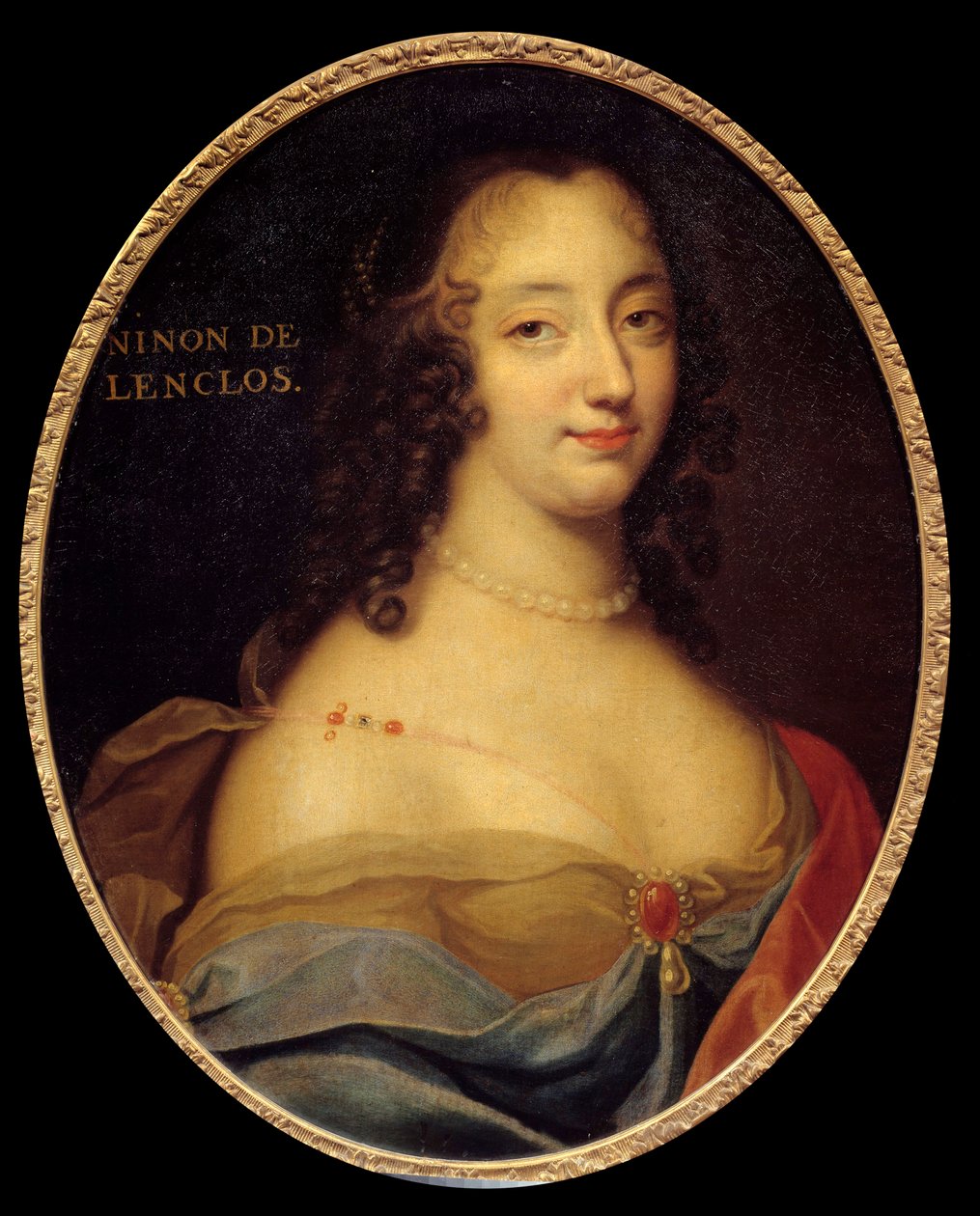 Porträt der französischen Schriftstellerin Anne Ninon de l