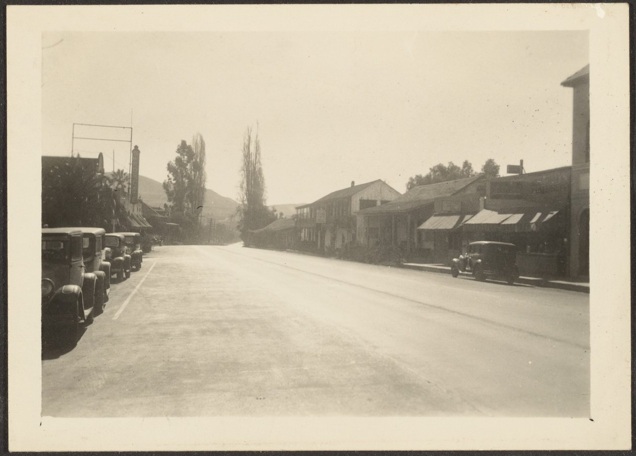 (Straßenszene) von Louis Fleckenstein