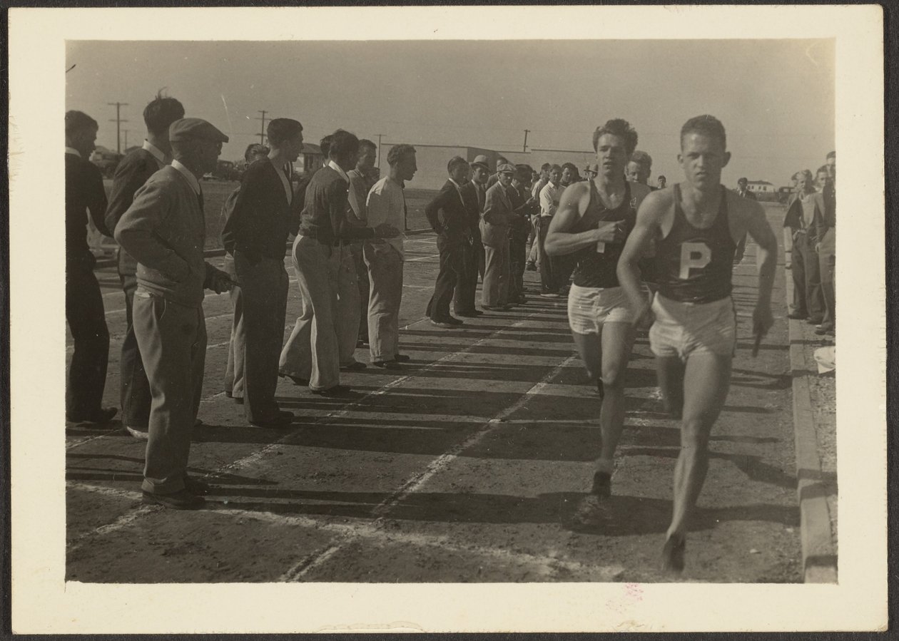 Leichtathletikrennen von Louis Fleckenstein
